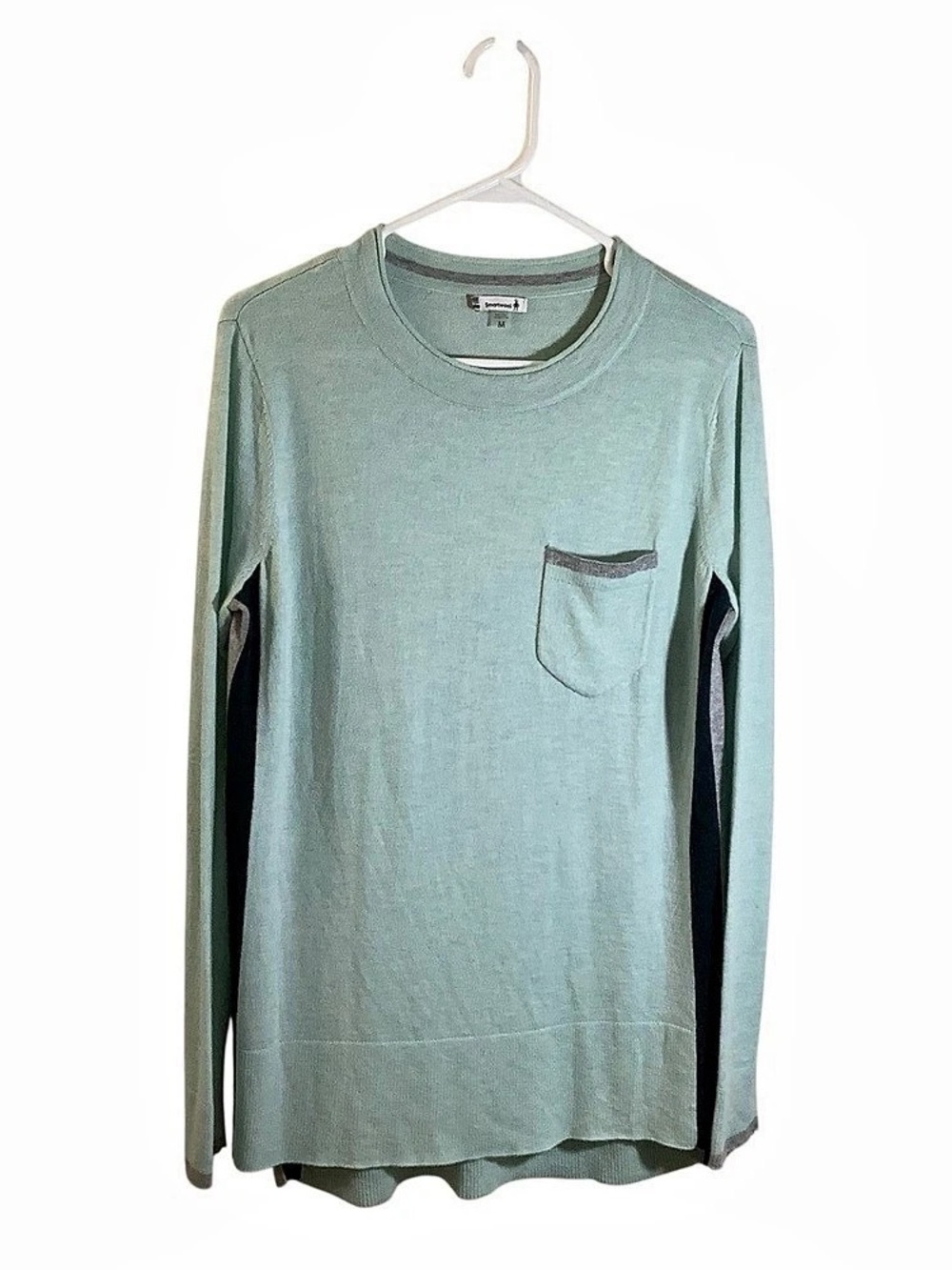 Smartwool Merino Color Block Crewneck Size Medium